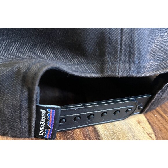 Patagonia Snapback Cap Black Distressed - Picture 2 of 4